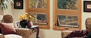 awning windows in living room